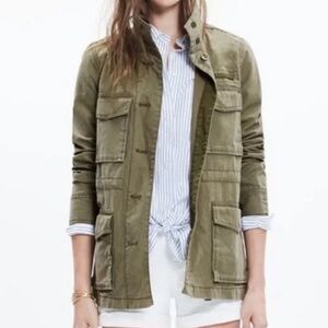 Madewell Olive Cargo Jacket